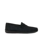 Geox Ascanio Men's Navy Suede Loafer Shoes Size 41, Comfortable & Breathable Slip On Design, Perfect for Casual Everyday Wear & Travel - Geox