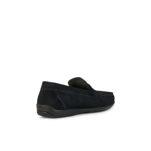 Ascanio Men's Loafer Navy Suede Casual Slip On Shoes Size 42 - Image 4