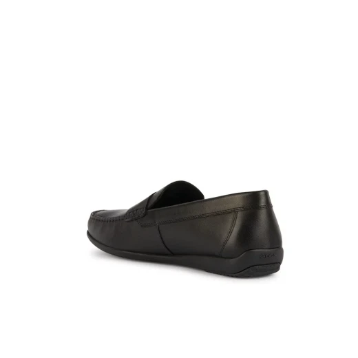 Geox Ascanio Man Loafer Black Leather Breathable Comfort 45 Size Ideal Everyday Wear Travel Style Premium Quality Durable Construction U450WC.00043.C9999 - Ascanio - Image 5