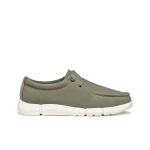 Geox Adacter Man Breathable Canvas Loafer Light Sage Casual Style Men's Shoe Size 45 Superior Comfort and Traction for Everyday Wear Stylish Design and Breathable Upper - Geox