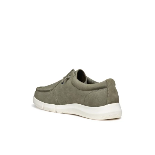 Geox Adacter Man Breathable Canvas Loafer Light Sage Casual Style Men's Shoe Size 45 Superior Comfort and Traction for Everyday Wear Stylish Design and Breathable Upper - Geox - Image 7