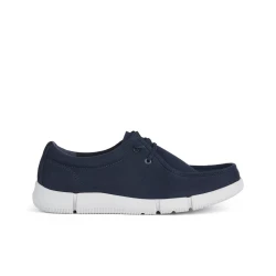 Geox Adacter M Men's Navy Canvas Loafer Casual Shoes Size 41, Breathable and Comfortable Design with Excellent Traction for Everyday Wear, Item Code U4546C.00010.C4002
