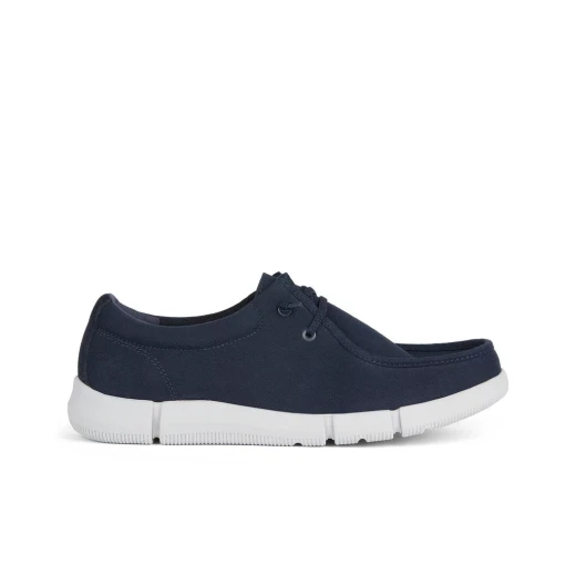 Geox Adacter M Men's Navy Canvas Loafer Casual Shoes Size 41, Breathable and Comfortable Design with Excellent Traction for Everyday Wear, Item Code U4546C.00010.C4002 - Geox - Image 2