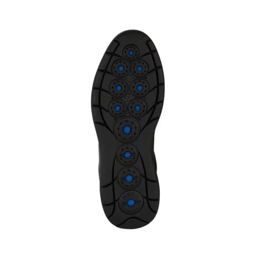 Geox Spherica EC2 Men's Sneakers Black Leather Size 46 with Exceptional Breathability and Cushioning for Active Chic Style. Crafted with Supple Leather and City Perfect Design. - Geox - Image 7