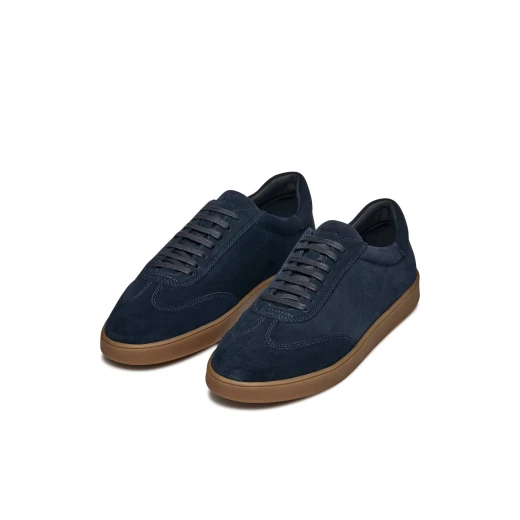 Geox Regio Man Navy Sneakers Size 41, Sporty Suede Casual Shoes for Men, Breathable Design, Comfortable for City Wear, Ideal for Office or Social Events, SKU U45CHC.00022.C4002 - Geox - Image 16