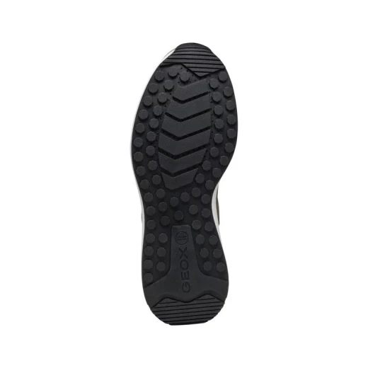 Volpiano Man Running Sneaker Sage Green Suede and Nylon 42: Modern Urban Style Breathable Comfort Casual Active Design U45GCA.022FU.C3016 - Geox - Image 5