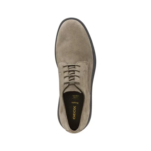 Geox Spherica EC10 Men's Lace Up Sneakers Dove Grey Suede Upper Breathable Cushioned City Style Shoes Size 40 Lightweight Comfortable for Everyday Wear - Geox - Image 10