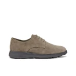 Geox Spherica EC10 Men's Lace Up Sneakers Dove Grey Suede Upper Breathable Cushioned City Style Shoes Size 40 Lightweight Comfortable for Everyday Wear - Geox