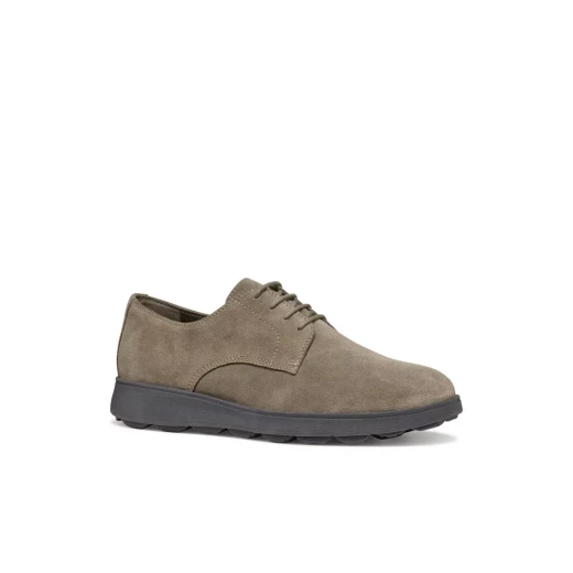 Geox Spherica EC10 Men's Lace Up Casual Shoes in Dove Grey, Size 44, Featuring Superior Cushioning and Breathability for Everyday Wear and a Refined Suede Upper - Geox - Image 6