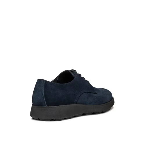 Geox Spherica EC10 Men's Lace Up Shoe Navy Suede Upper Excellent Cushioning Breathable Design Casual City Style Size 45 - Geox - Image 8