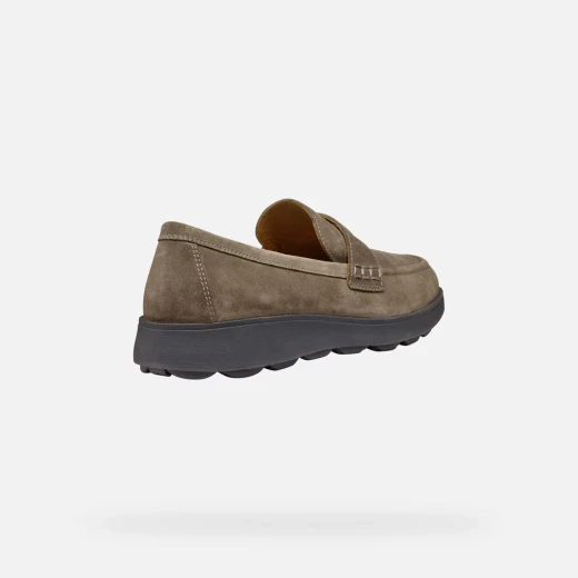 Geox Spherica EC10 Men's Loafer Dove Grey Suede Upper Breathable Cushioned Footwear Size 43 Ideal for Office Wear and Everyday Comfort - Image 5