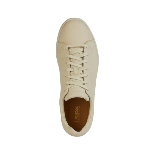 Geox Spherica ECUB Men's Sneakers Light Sand Color Size 46, Breathable Nappa Leather Upper, Excellent Cushioning for All Day Wear, U45GPC.00085.C5322, Fast Delivery - Ecub - Image 6
