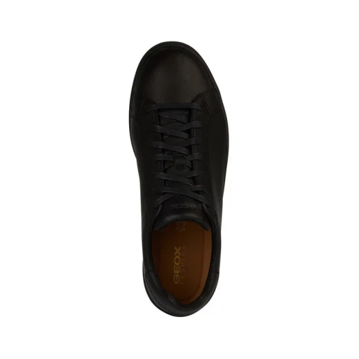 Geox Spherica ECUB Men's Sneakers Black Nappa Leather Cushioned Breathable Shoes Size 41 Lightweight Design Perfect For Casual Or Semi Formal Outfits U45GPC.00085.C9999 - Geox - Image 6