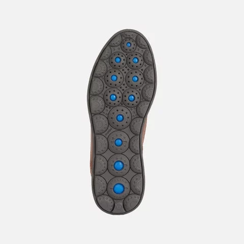 Geox Spherica EC12 Men's Sneaker Cognac Leather Ultra Cushioned Breathable Shoes Size 41, Perfect for Everyday Wear and Weekend Outings, Item U45GRA.00043.C6001 - Geox - Image 5
