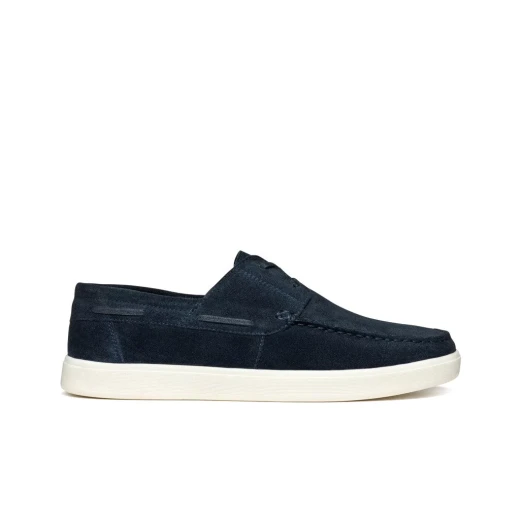Geox Avola Man Loafer Navy Suede Shoes Lightweight Breathable for Men Size 41 Classic Design Perfect for Warm Weather and Weekend Getaways Comfortable Flexible Outsole - Geox - Image 2