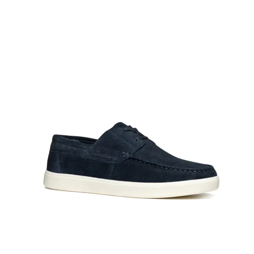 Geox Avola Man Loafer Navy Suede Shoes Lightweight Breathable for Men Size 41 Classic Design Perfect for Warm Weather and Weekend Getaways Comfortable Flexible Outsole - Geox - Image 3