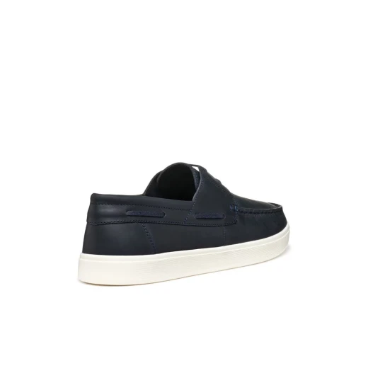Geox Avola Man Loafer Navy Pull Up Leather Stylish Casual Shoes Size 43 Lightweight Breathable Perfect For Everyday City Styling And Off Duty Activities - Geox - Image 8