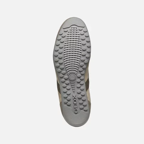 Wells Man Taupe Suede and Fabric Low Cut Sneaker for Men, Breathable and Comfortable Everyday Casual Shoes, Size 44, Urban Style - Wells man - Image 7