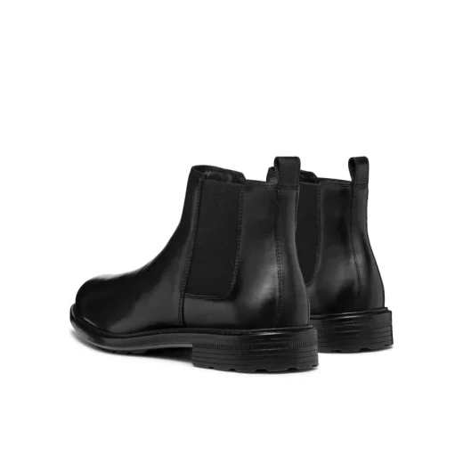 Geox Walk Pleasure Men's Ankle Boot Black Leather Comfortable Cushioned Design Size 46 Fast Delivery and Easy Exchange - Geox - Image 3