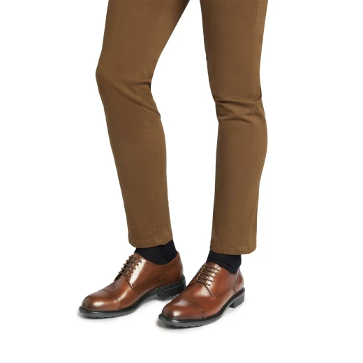 حذاء رسمي رجالي من Walk Pleasure جلد كونياك مقاس 41 U46CGF.00039.C6001 خفيف الوزن ومريح تصميم للأعمال والمناسبات الخاصة - جيوكس - Image 10