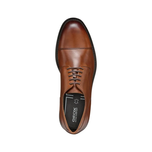 حذاء رسمي رجالي من Walk Pleasure جلد كونياك مقاس 41 U46CGF.00039.C6001 خفيف الوزن ومريح تصميم للأعمال والمناسبات الخاصة - جيوكس - Image 15