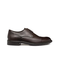Walk Pleasure Man Formal Leather Shoes Coffee Brown Size 41 Lightweight Cushioning for Men's Footwear Perfect for Special Occasions and Business Engagements Elegant Design