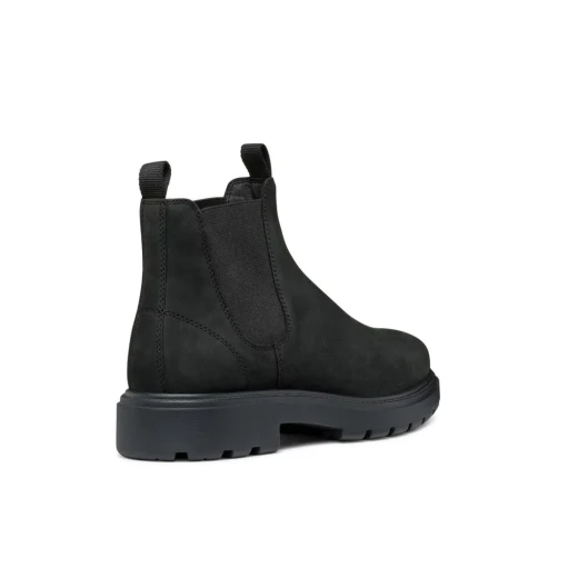 Geox Spherica EC7 Men's Ankle Boots in Black, Size 41, Featuring Breathable Leather, Exceptional Cushioning, and Effortless City Styling for Everyday Wear. Fast Delivery Available. - Geox - Image 4