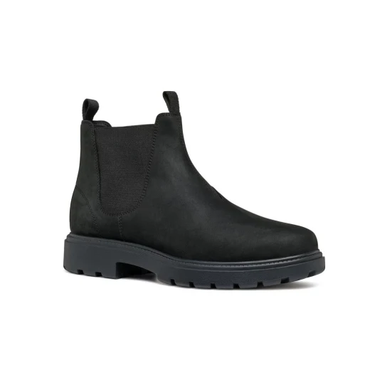 Geox Spherica EC7 Men's Ankle Boots in Black, Size 41, Featuring Breathable Leather, Exceptional Cushioning, and Effortless City Styling for Everyday Wear. Fast Delivery Available. - Geox - Image 5