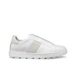 Geox Spherica ECUB 1 Men's Sneakers White Leather Suede Breathable Cushioned Lightweight Shoes Size 40 City Active Chic Style Modern Footwear U46GPD.04622.C1352 - Geox