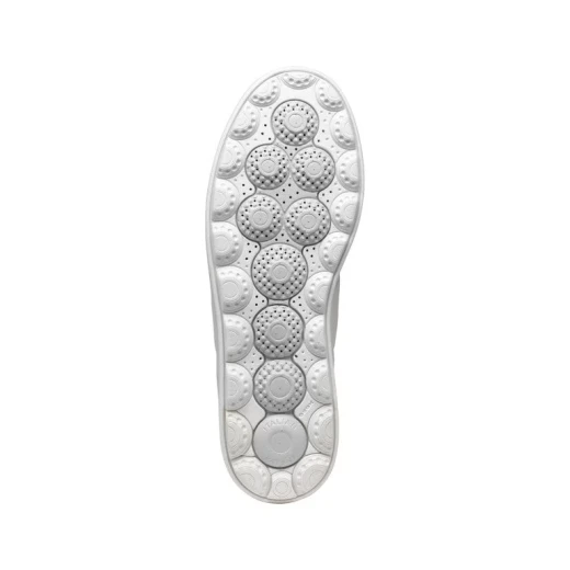 Geox Spherica ECUB-1 Men's Sneakers: White Leather & Suede Comfort Shoes, Size 44, Featuring Breathable Design and Advanced Cushioning for Daily Wear, Active Chic Style - Image 5