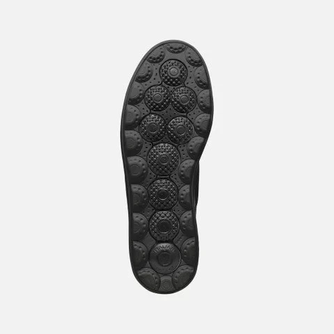 Geox Spherica ECUB-1 Men's Sneakers Black Leather Suede U46GPD 40 Enhanced Breathability Cushioned Lightweight Everyday Style - Geox - Image 5