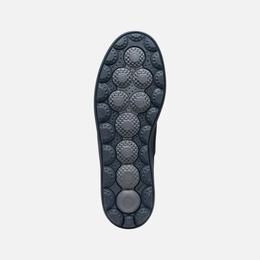 Geox Spherica ECUB-1 Men's Sneakers Navy Blue Waxed Leather Suede 43 Cushioned Breathable Italian Design Comfortable Everyday Footwear - Image 7