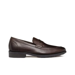 Walk Pleasure F Man Loafer in Coffee Color, Size 40, Crafted from Premium Leather, Ultra Cushioning and Breathable Design for Men's Smart Casual and Formal Outfits