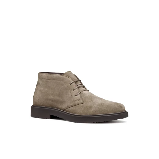Massimiano Men's Taupe Suede Lace Up Ankle Boots Size 43 Desert Boot Inspired Breathable Casual Footwear, Item Code U46H9A.00022.C6029 - Image 15