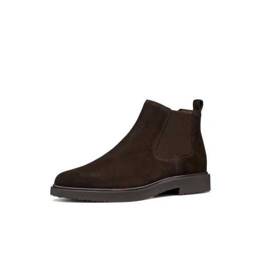 Massimiano Men's Chelsea Ankle Boots Dark Brown Suede Size 45 - Geox - Image 3