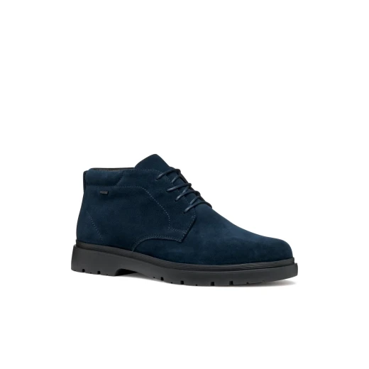 Geox Spherica EC1 ABX Men's Waterproof Ankle Boots Navy Blue Size 40 Suede Construction Cushioned Comfort Winter Weather Ready Durable Stylish Footwear - Geox - Image 15