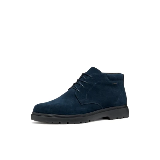 Geox Spherica EC1 ABX Men's Waterproof Ankle Boots Navy Blue Size 40 Suede Construction Cushioned Comfort Winter Weather Ready Durable Stylish Footwear - Geox - Image 3