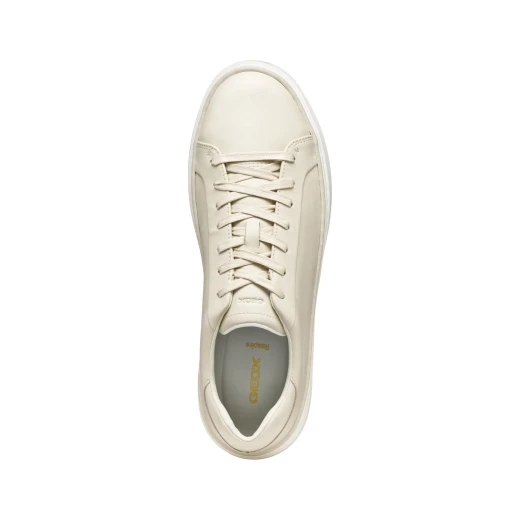 Zackerty Man Papyrus Sneakers for Men Nappa Leather Casual Shoes Size 45 - Geox - Image 10