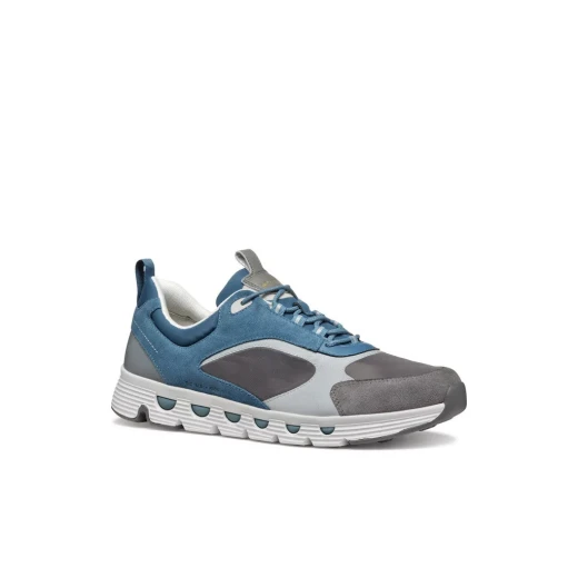 حذاء رياضي رجالي Geox Spherica ECUB 4 رمادي داكن مقاس 41 مريح جدا تنفسي من النايلون و جلد الغزال مناسب للانشطة اليومية - Image 12
