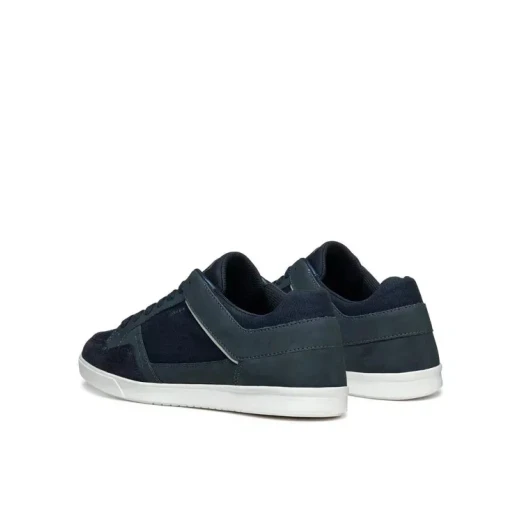 Walee Man Navy Casual Sneakers: Breathable Canvas and Suede-Like Upper for Men. Comfortable, Everyday Shoes. Urban Style, Sizes Available. U552CB.010EK.C4078 Size 41 - Geox - Image 8