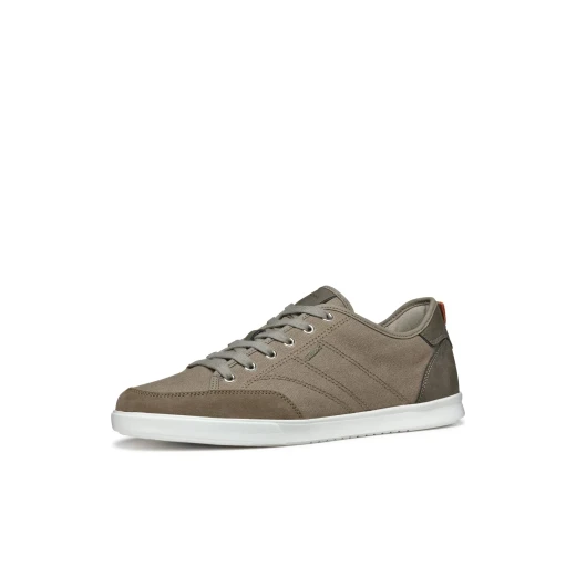 Walee Man Breathable Canvas and Suede Sneakers in Dove Grey, Perfect for Everyday Casual Wear, Featuring Urban Vibe, Comfortable Fit, and Stylish Design, Size 40 - Geox - Image 5