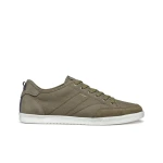 WALEE MAN Casual Breathable Sneakers Sage Green Canvas and Suede Style for Men Size 40 with Urban Contemporary Design Comfortable Everyday Wear Perfect for Modern Casual Outfits - Geox