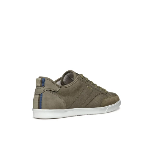 WALEE MAN Casual Breathable Sneakers Sage Green Canvas and Suede Style for Men Size 40 with Urban Contemporary Design Comfortable Everyday Wear Perfect for Modern Casual Outfits - Geox - Image 7
