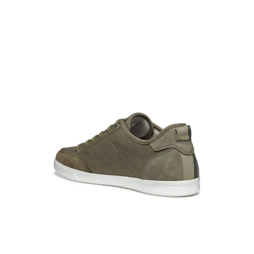WALEE MAN Casual Breathable Sneakers Sage Green Canvas and Suede Style for Men Size 40 with Urban Contemporary Design Comfortable Everyday Wear Perfect for Modern Casual Outfits - Geox - Image 8
