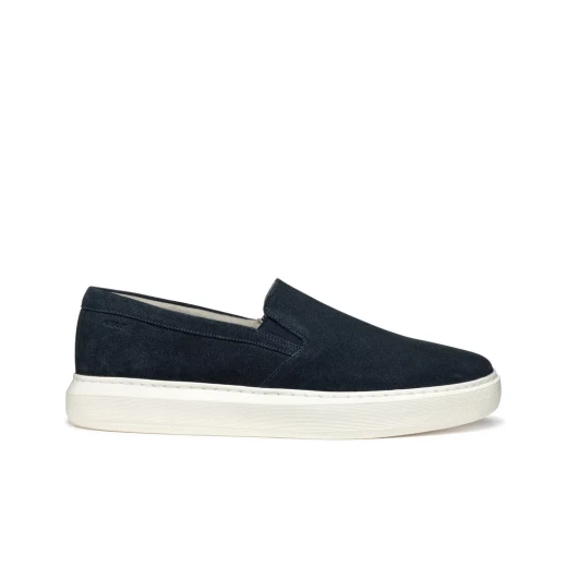 Deiven Man Loafer Navy Suede Breathable Summer Casual Shoes U555WB.00022.C4002 45 Designed for Comfortable Summertime City Styling Sporty Sole Lightweight Construction - Geox - Image 2
