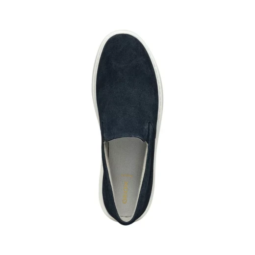 Deiven Men's Navy Suede Loafer: Breathable Summer Casual Shoes with Sporty Sole and Comfortable Design, Size 42. Perfect for City Styling and Everyday Wear, SKU U555WB.00022.C4002 - Deiven - Image 4