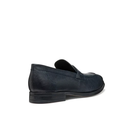 Rezzonico Men's Navy Leather Loafers 43 – Classic Design with Breathable Comfort for Casual City Wear, Suitable for Various Outfits - Rezzonico - Image 13
