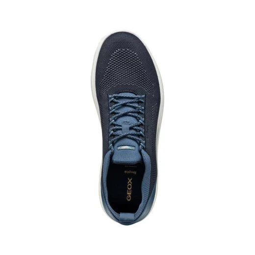 حذاء رياضي رجالي سفريكا مان كحلي مقاس 40: حذاء عصري منخفض القطع للرجال مصنوع من نسيج محبوك معاد تدويره، فائق التهوية، وتصميم أنيق وعصري للراحة والأناقة - جيوكس - Image 9