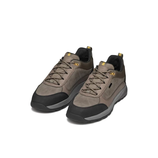 Geox Terrestre ABX Men's Sneaker Dove Grey Waterproof Breathable Nubuck and Waxed Leather Urban Style City Wear Size 41 - Unknown brand - Image 16