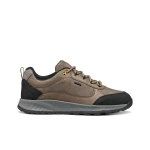 Geox Terrestre ABX Men's Sneaker Dove Grey Waterproof Breathable Nubuck and Waxed Leather Urban Style City Wear Size 41 - Unknown brand